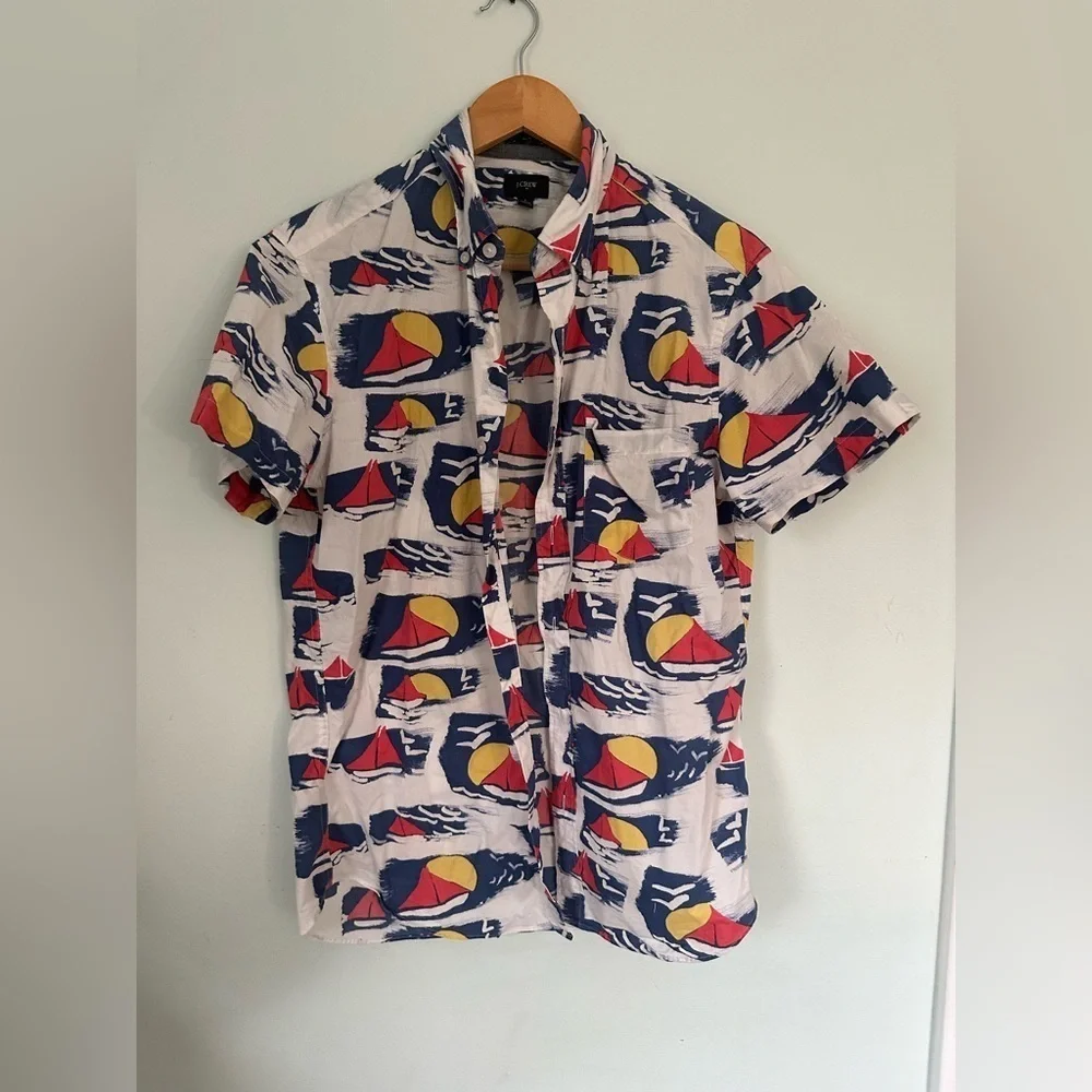 Jcrew vintage print shirt
